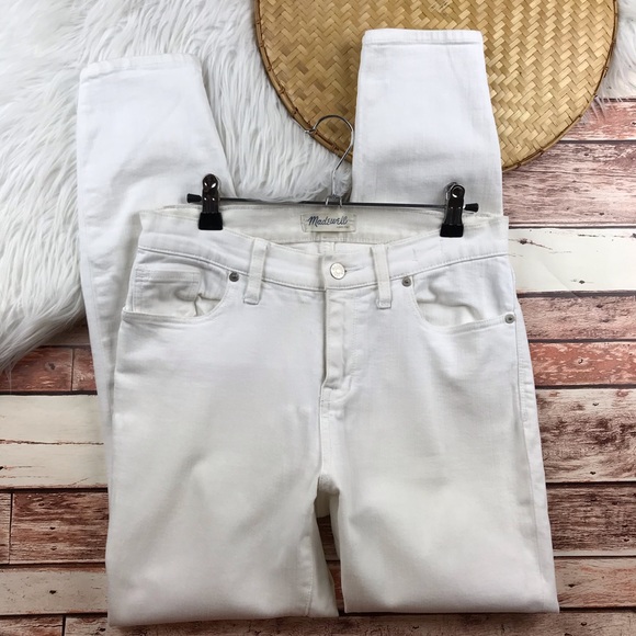 Madewell Denim - Madewell high riser skinny jeans in white